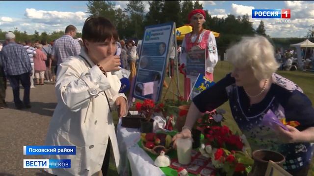 В день 95-летия Псковского района волости на горе Соколиха устроили торжество смотреть онлайн