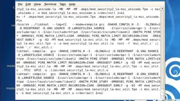Web Application FIrewall (WAF installation and configuration - mod_security wa)