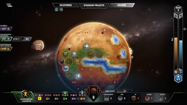 Играем за корпорацию Interplanetary Cinematics в Покорение марса смотреть онлайн