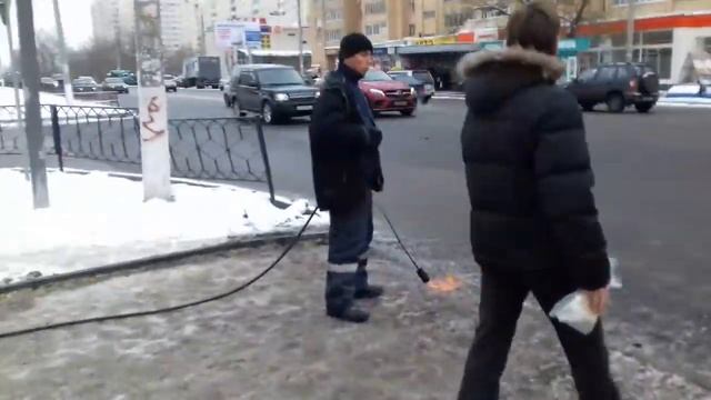 Фрязино.  Зимний Асфальт.  Почему?