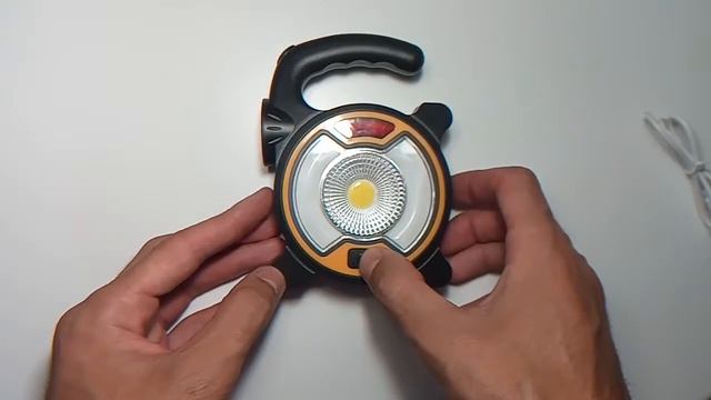 Мини-прожектор кемпинговый аккумуляторный MH-318B, 4 режима свечения, USB зарядка смотреть онлайн