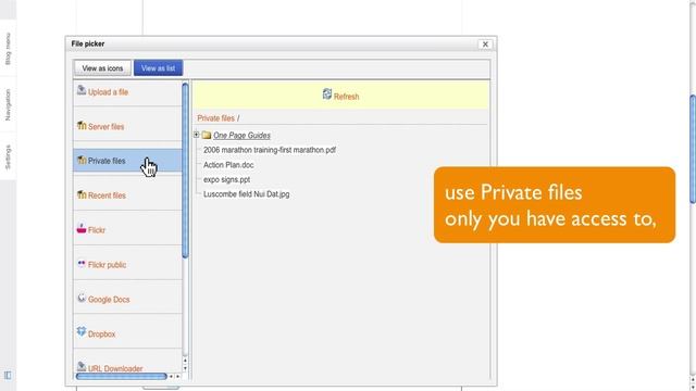 File handling in Moodle 2.0 смотреть онлайн