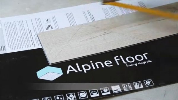 Инструкция по укладке замковой кварцвиниловой плитки Alpine Floor