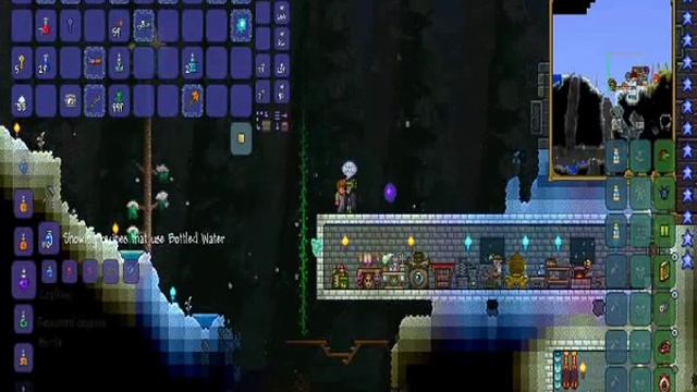 Terraria. Серия 21 . Поиск летающих островов и дорога в ад . смотреть онлайн
