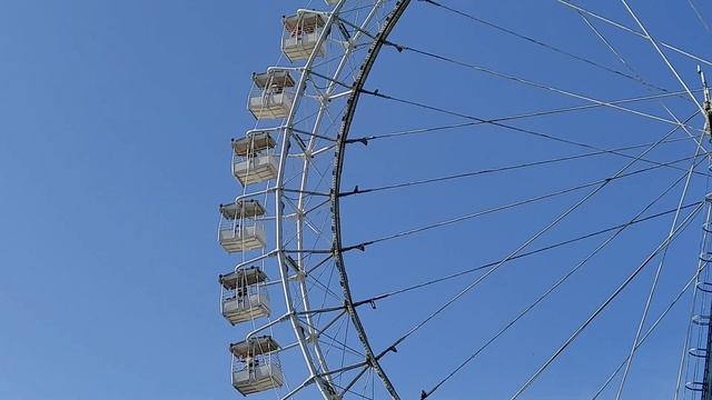 Большое колесо обозрения в Измайловском парке возобновило работу смотреть онлайн