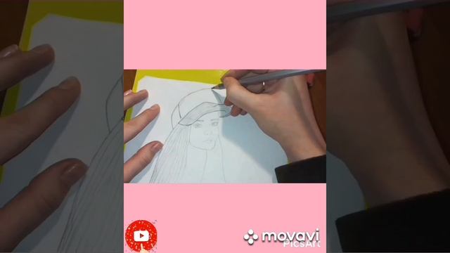 Как нарисовать девушку! Простой рисунок. смотреть онлайн