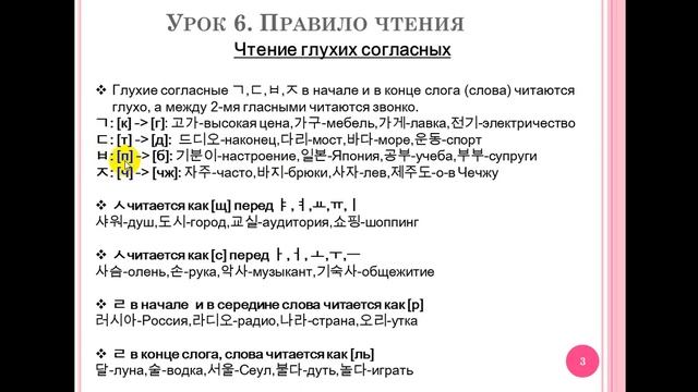 Изучаем корейский язык. Правила чтения дифтонга 의 и глухих согласных / Study Korean. Reading rules смотреть онлайн