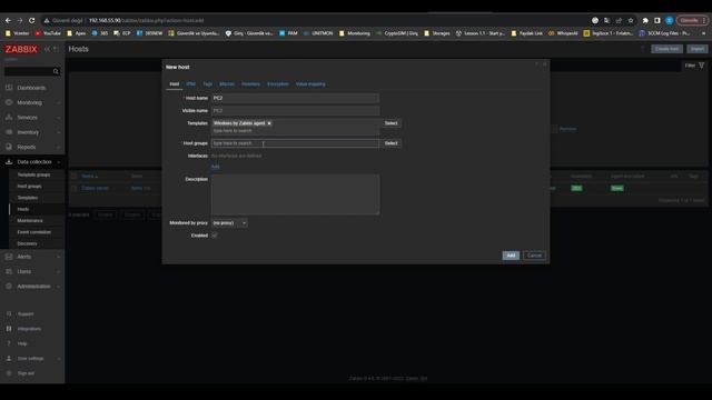 Zabbix 6.4, Host Ekleme | Zabbix Dersleri | Ders 5 смотреть онлайн