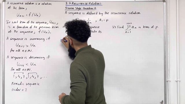 Edexcel A Level Maths: 3.7 Recurrence Relations (Increasing/Decreasing/Periodic Sequence and Series смотреть онлайн