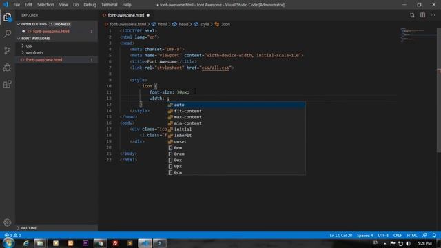 How to Download Font Awesome 5 and Use offline in HTML смотреть онлайн