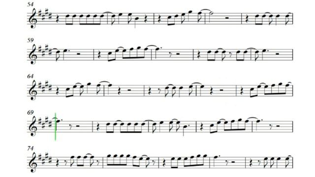 Sacrifice - Elton John - Partitura Sax Tenor Bb Sheet Music смотреть онлайн