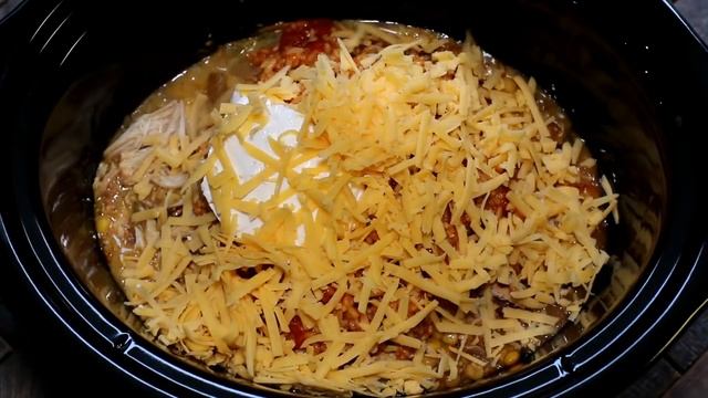 Slow Cooker Fiesta Chicken and Rice Casserole смотреть онлайн