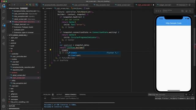 flutter Http Error Handling + Repository pattern(episode 1) смотреть онлайн