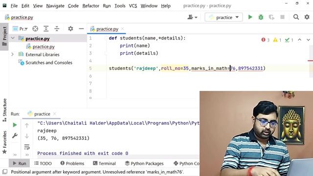 #19 Keyworded Variable Length Arguments in Python | Python Tutorial in Bangla | **kwargs. смотреть онлайн