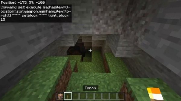 Minecraft Bedrock Dynamic Lighting Flashlight | Bedrock Command Block Tutorial