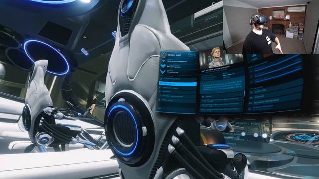 Elite Dangerous Imperial Cutter interior and full VR 'spacelegs' experience - HTC VIVE смотреть онлайн