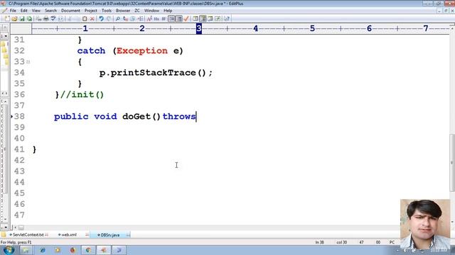 96 How to read the context parameter values from web.xml file |Adv java servlet Programming tutoria смотреть онлайн