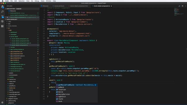 15-Use HTTP to update data with PUT request in Angular смотреть онлайн