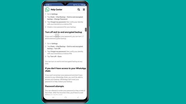 How To Reset End to end Encrypted Password on WhatsApp When Try to Restore Backup Data(Step by Step смотреть онлайн
