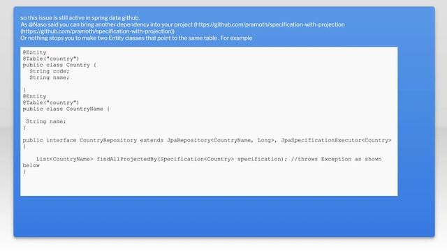 How to use projections and specifications with spring data jpa? смотреть онлайн