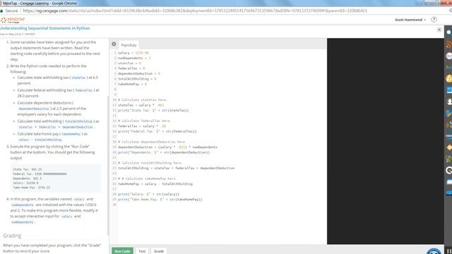 COP1000 Understanding Sequential Statements in Python смотреть онлайн