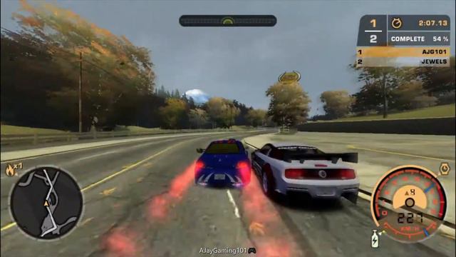 Jewel's MUSTANG VS. Earl's LANCER (NFSMW) смотреть онлайн