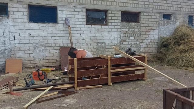 ПРЕСС ДЛЯ СЕНА ИЗ СТАРЫХ ШКАФОВ!!!!