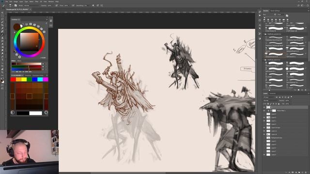 Concept-art character: Лазавiк lineart смотреть онлайн