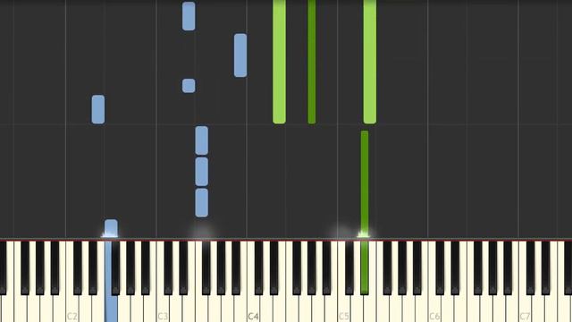 Misirlou - Pulp Fiction - Very easy and simple piano tutorial synthesia cover смотреть онлайн