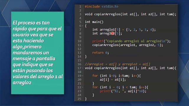 Copiar datos de un arreglo a otro смотреть онлайн