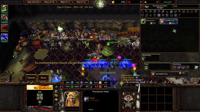 Warcraft 3 Orc Gladiators 1.69h - Normal (775 HoF Score) Attempt #1 смотреть онлайн