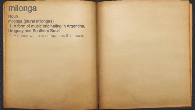 What does milonga mean? смотреть онлайн