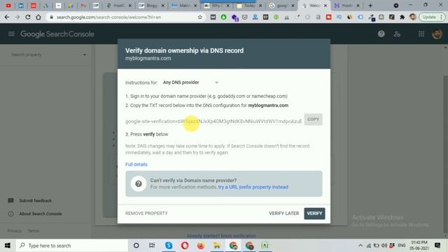 Google Site Verification: Domain Ownership in Google Search Console via DNS TXT Record [Hindi] смотреть онлайн