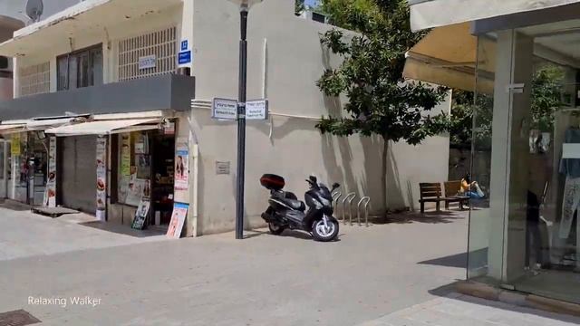 Pedestrian street - ROTHSCHILD. Rishon LeZion, ISRAEL (Video walk) смотреть онлайн