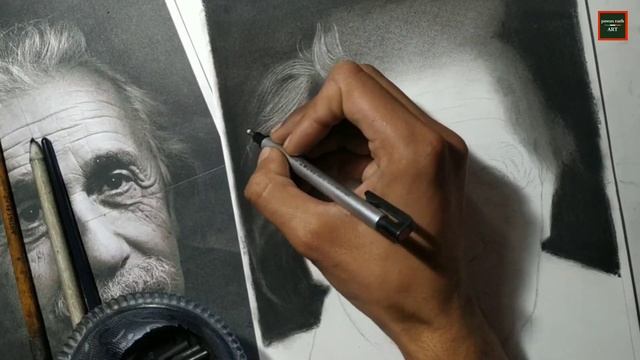 How to draw white hairs // Tutorial for beginners смотреть онлайн