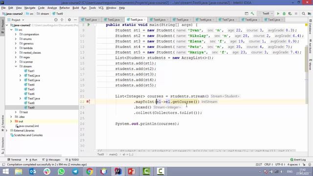 Java - получи чёрный пояс! 17. Метод mapToInt смотреть онлайн