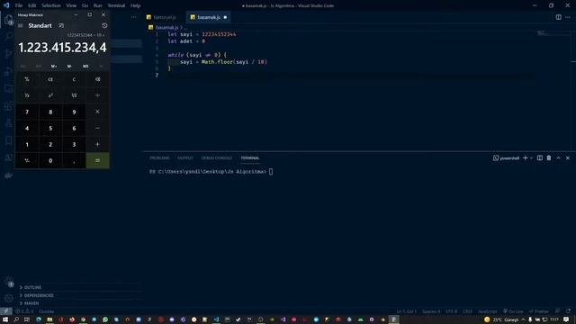 Javascript Algoritamlar - 3 (Basamak Sayısı Bulma) смотреть онлайн
