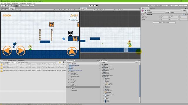 Создание игр в Unity►наш Марио►24 Альфа-босс смотреть онлайн