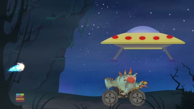 Alien Invasion | Haunted House Monster | Truck Videos by Kids Channel смотреть онлайн