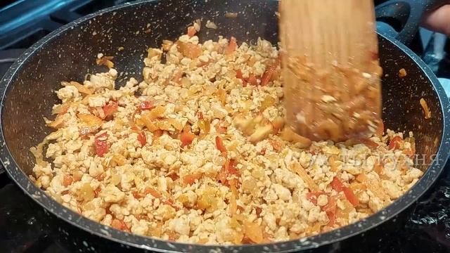 Чем проще, тем вкуснее.. БЫСТРЫЙ ужин на сковороде "2 стакана" смотреть онлайн