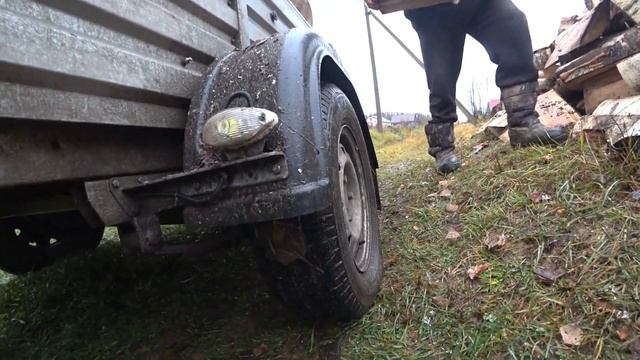 Ноябрь в деревне, баня,рыбалка,перевозим вещи. смотреть онлайн