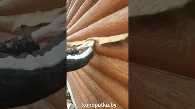 Правильная профессиональная конопатка сруба 2 смотреть онлайн