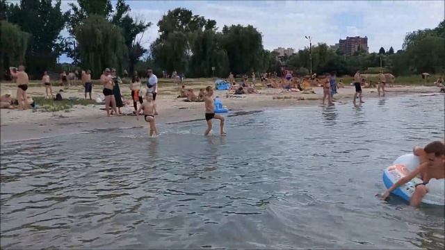 Пляж на Дону в городе Азов.Достопримечательности Азова крепость, парк смотреть онлайн