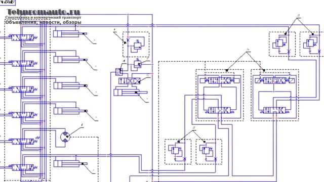 Гидравлическая схема экскаватора смотреть онлайн