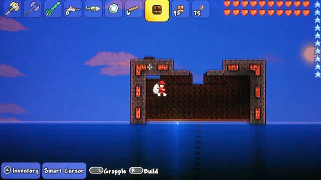 Terraria PS VITA #22 - Building The Shark Farm! + Lot's Of Jellyfish