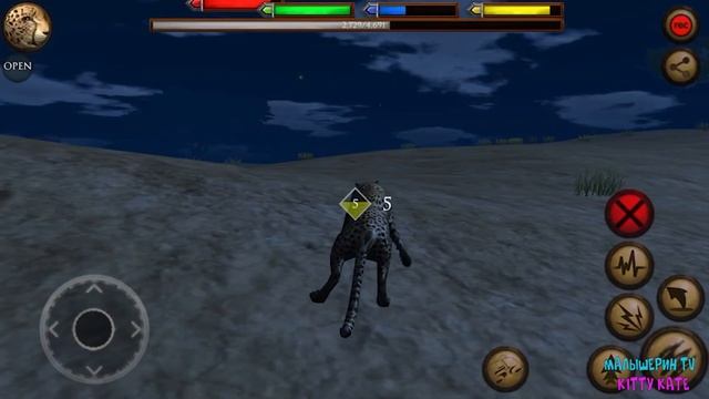 СИМУЛЯТОР ГЕПАРДА - жизнь дикой кошки в САВАННЕ Сим Ultimate Savanna Simulator смотреть онлайн