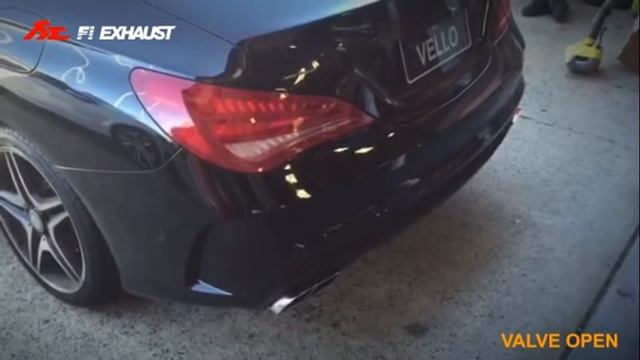 Brutal Mercedes-Benz CLA200 with Fi Exhaust sound