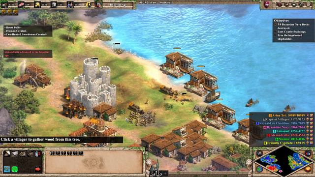 AoE2:DE - The Mountain Royals - Thoros 4: Bloody Crestwaves смотреть онлайн