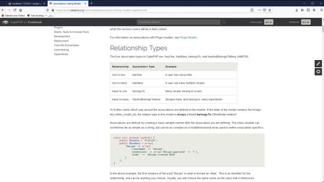 Création d'une application avec Cake PHP - Associations смотреть онлайн