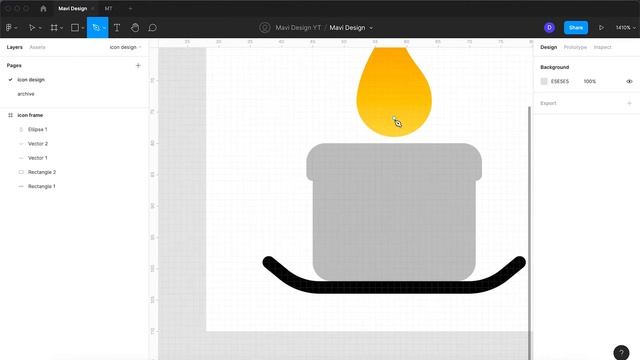 How to Create a Candle Icon in Figma (Full Process) смотреть онлайн